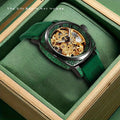 Montre Mécanique Élégante Haut de Gamme pour Femme, Style Décontracté, Texture Lumineuse