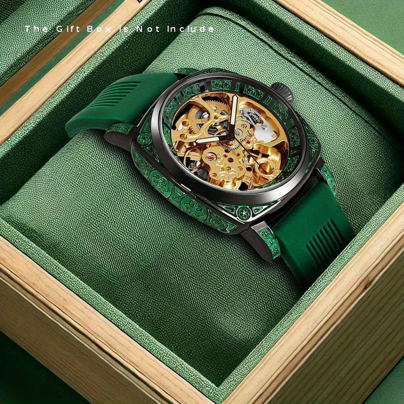 Montre Mécanique Élégante Haut de Gamme pour Femme, Style Décontracté, Texture Lumineuse