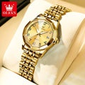 Montres pour femmes Montre à quartz analogique classique et tendance pour dames Montre élégante de luxe Petite face en acier inoxydable Lumineuse avec calendrier