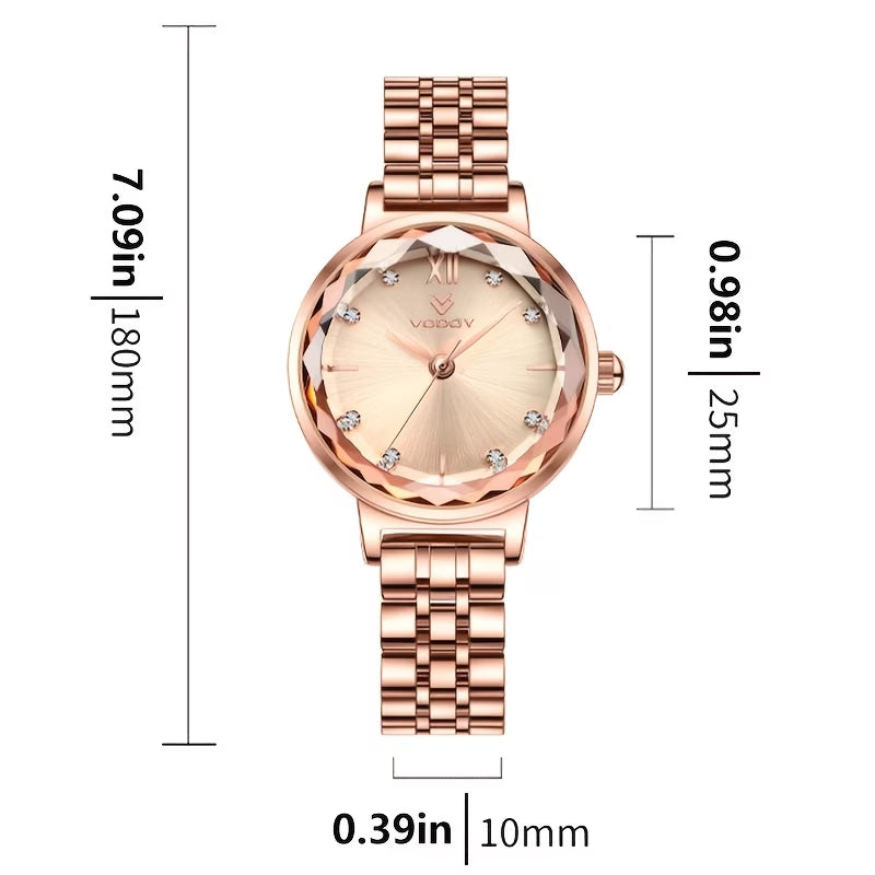 Montre mécanique au style intemporel et au design exquis, précise, durable et un cadeau élégant pour femme